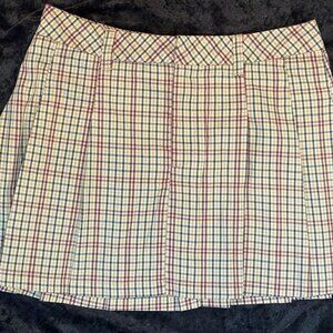 H&M Houndstooth Pleated Mini Skirt Size 6 – Trendy Plaid Lined Skirt